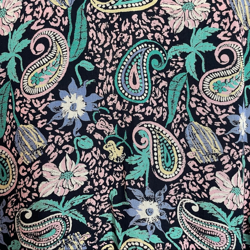 Retro Patterned Blouse Springtime PAISLEY & FLORALS - Picture 10 of 10